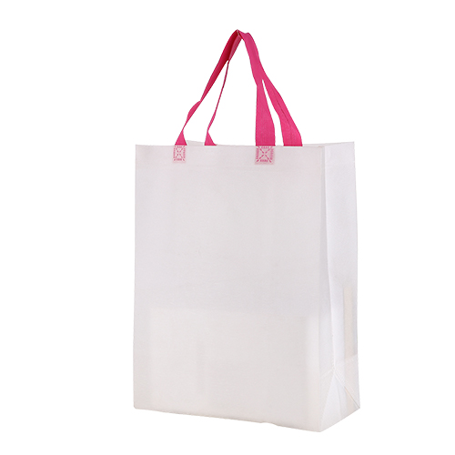 白色無紡布服裝收納手提袋定制