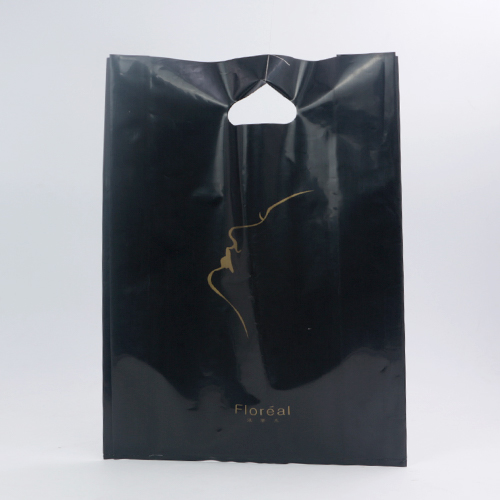 黑色PO服裝購物平口袋定做