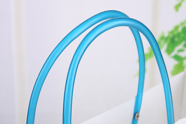 藍色購物手提PO膠袋